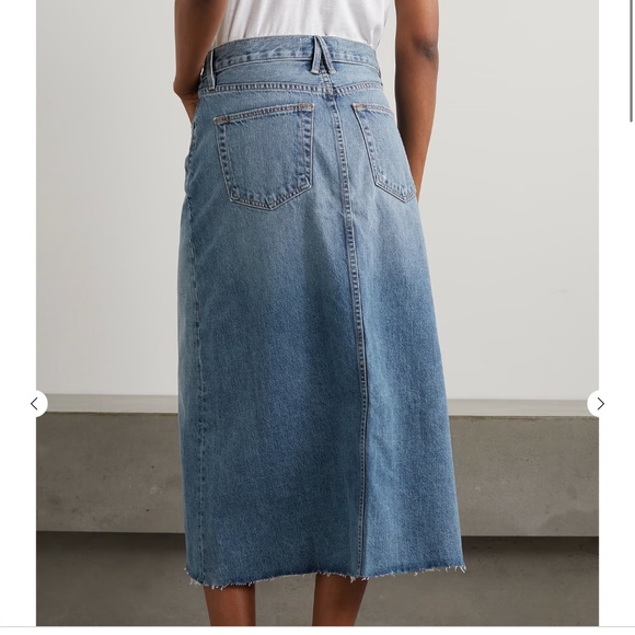 SLVRLAKE Denim Midi Skirt - Picture 3 of 7